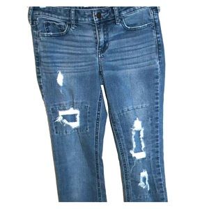 Hollister  Size 1R  Skinny  Distressed Jeans